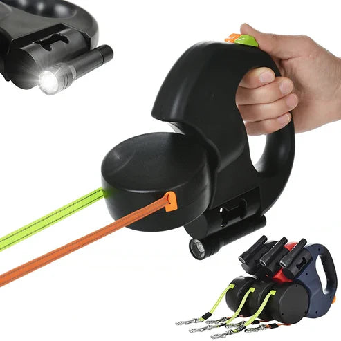 360 Degree Dual Retractable Dog Leash